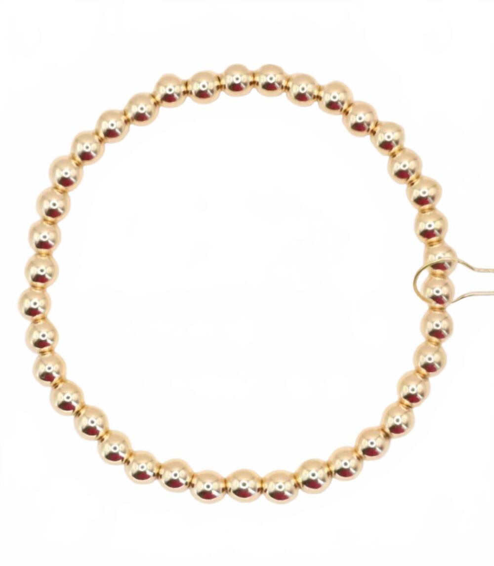 NEW BEADED BLONDES women's beaded bracelet in gold